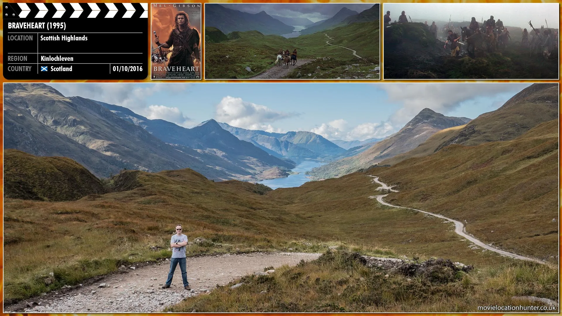 Filming location photo, shot in Scotland, for Braveheart (1995). Scene description: Robert the Bruce sets up a meeting with Wallace in Edinburgh, but Robert's father has conspired with other nobles to capture and hand over Wallace to the English.